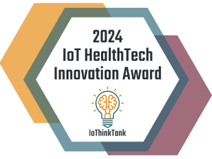 2024 IoT HealthTech Innovation Award badge