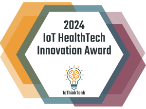 IoT HealthTech Innovation Award badge