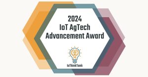 IoT AgTech Advancement award badge