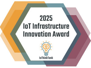 2025 IoT Infrastructure Innovation Award badge