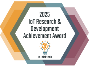 2025 IoT Research & Development Achievement Award badge