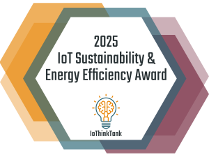 2025 IoT Sustainability & Energy Efficiency Award badge
