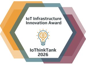 2026 IoT Infrastructure Innovation Award badge