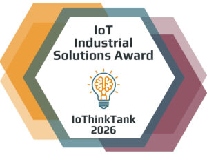 2026 IoT Industrial Solutions Award badge