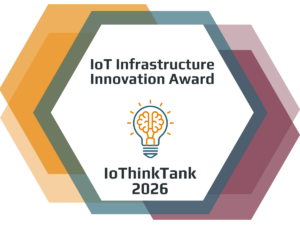 2026 IoT Infrastructure Innovation Award badge