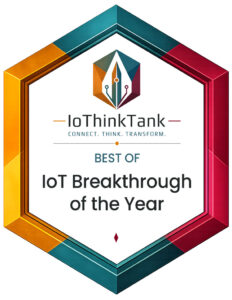 IoT Breakthrough of the Year IoT Breakthrough of the Year Award badge