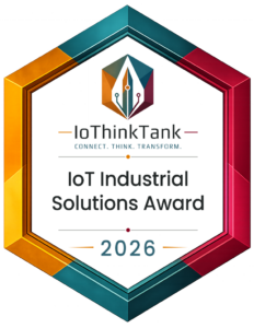 2026 IoT Industrial Solutions Award badge